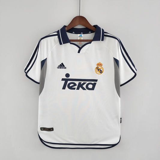 Real Madrid 2000-01 Home Jersey