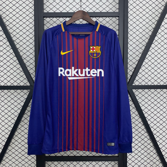 FC Barcelona 07/18 Long Sleeve Home Kit