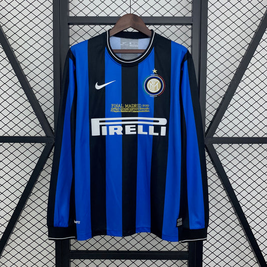 Inter Milan 09/10 Long Sleeve Home Kit