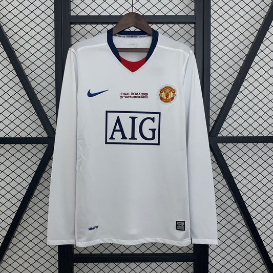 Manchester United 08/09 Long Sleeve Away Kit