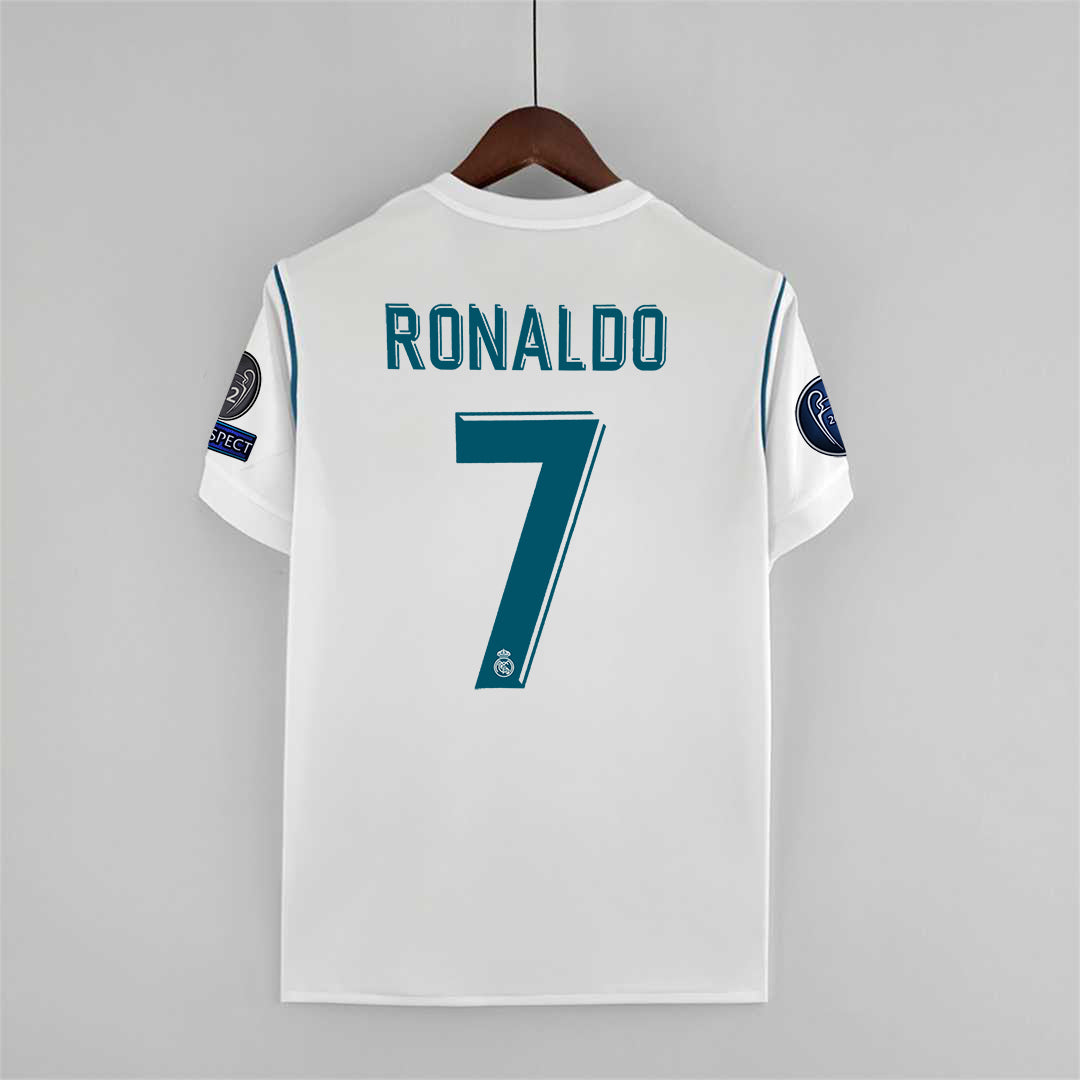 Numero Real Madrid Home Flocage 17-18 – Transfert Sporting ID (Blu)