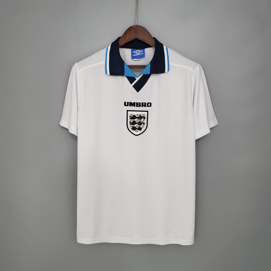 England 1996 Euros Retro Jersey Home