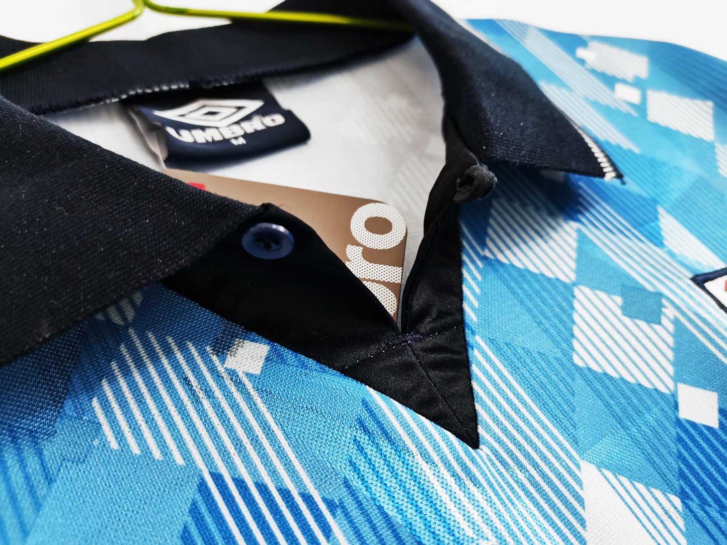 England 1990 World Cup Retro Blue Jersey