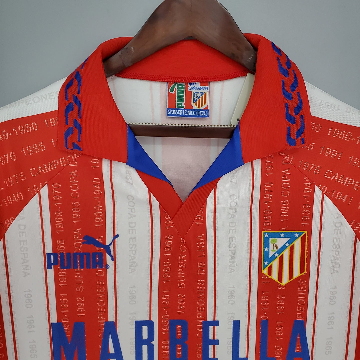 Atletico Madrid 1995-96 Home Jersey